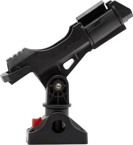 Vista 2 de Extreme Max 3006.8615 Soporte para caña de pescar con poste ajustable y bloqueo de montaje fijo, color negro