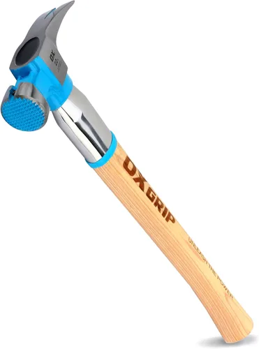 Vista 11 de OX Tools Pro Series - Martillo para enmarcar California de 3 libras, martillo de garra recta de cara fresada con cabeza de acero forjado y mango