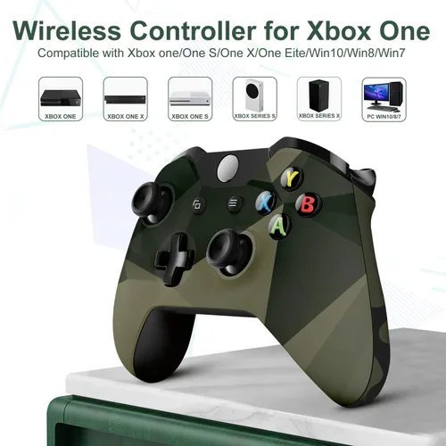Vista 2 de ADHJIE Xbox One Controller,Compatible with Wireless Xbox One Controller,Wireless Xbox Controller with 3.5mm Audio Headphone Jack for Xbox OneXbox