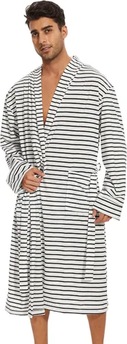 Vista 3 de SWEET RABBIT Bata de baño de punto ligero para hombre