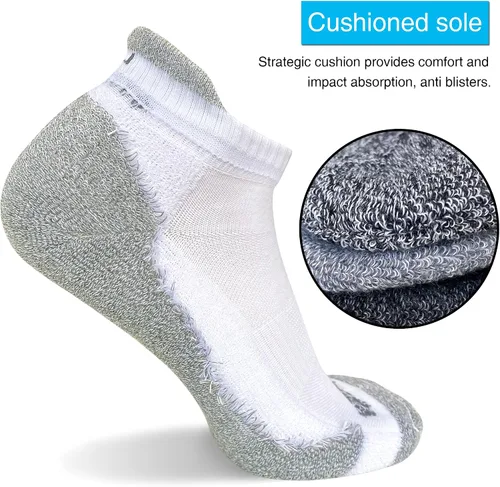 Vista 3 de APTYID Calcetines tobilleros acolchados para hombre (6 pares)