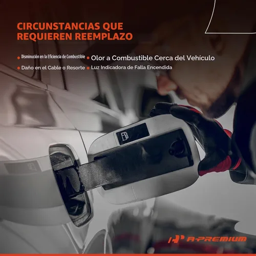 Vista 6 de A-Premium Tapa de Combustible con Cierre Tapa de Combustible 5278655AA Compatible con Dodge Jeep Ram Chrysler - Grand Caravan, Ram 1500, Caravan