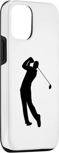 Vista 3 de iPhone 14 Golf Player Golfista con Golf Club Golf Sport Case