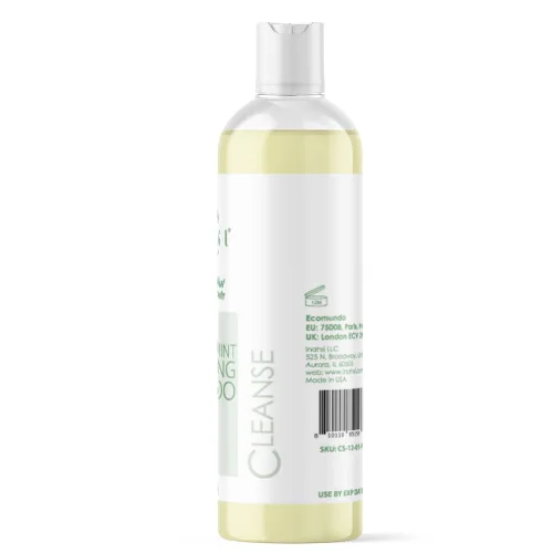 Vista 3 de INAHSI Champú aclarante calmante de menta Productos para el cabello naturalmente rizado, hombres, mujeres y niños Fabricado en los Estados
