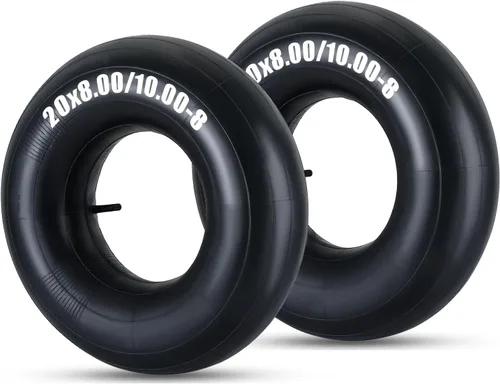 Vista 8 de 2 tubos interiores de 18 x 8.50/9.50-8 con vástago de válvula TR-13