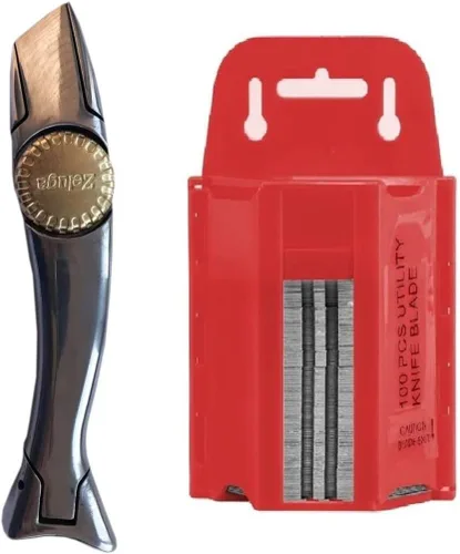 Vista 6 de Zeluga 19-101 Cuchillo de vinilo de seguridad con doble imán y 2 muescas