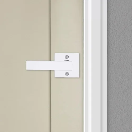 Vista 4 de Kwikset Singapore - Manija de puerta de cromo pulido (2 unidades)