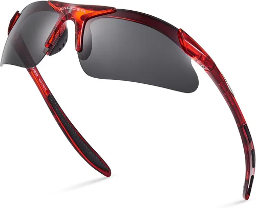 Vista 23 de Gafas de sol deportivas polarizadas para niños y niñas, gafas de béisbol y sóftbol, montura TR90