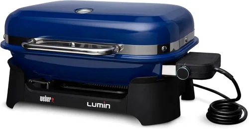 Vista 21 de Weber Lumin - Parrilla de barbacoa eléctrica compacta para exteriores, color negro - Ideal para espacios pequeños como patios, balcones y terrazas
