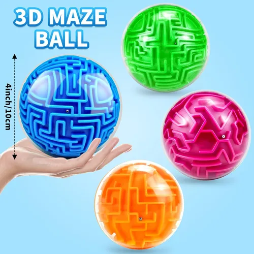 Vista 3 de YongnKids Amaze - Rompecabezas de pelota de laberinto secuencial de memoria 3D, regalos de juguetes para niños y adultos - Juego de desafíos