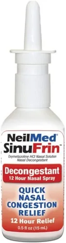 Vista 3 de SINUFRIN DCONGSTNT - Aerosol nasal DCONGSTNT de 0.5 onzas líquidas, paquete de 2