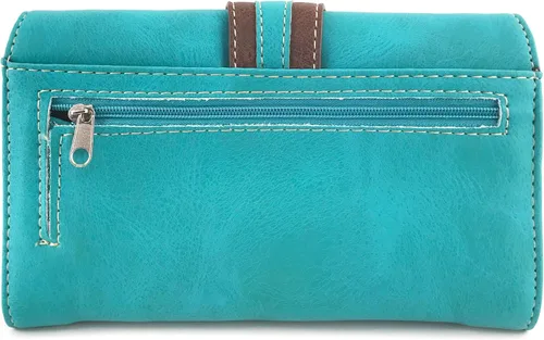 Vista 4 de Justin West Bolso de hombro oculto con cruz de cocodrilo occidental