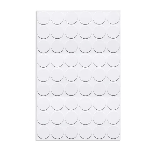 Vista 10 de uxcell 1 Hoja/140 Piezas de Pegatinas para Cubrir Agujeros de Tornillo, 12 mm de Diámetro, PVC Autoadhesivas, Tapas a Prueba de Polvo para Muebles