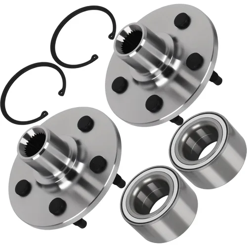 Vista 33 de ECCPP Par de unidades de montaje para cubo de rueda trasera izquierda y derecha para Nissan con 5 lengüetas para Nissan para Maxima 2004-2008 5