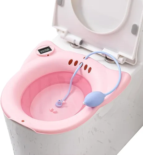 Vista 10 de Bañera eléctrica para hemorroides, asiento de inodoro, cuidado posparto, bañera para adultos y mujeres, kit de baño para mujeres, kit de baño