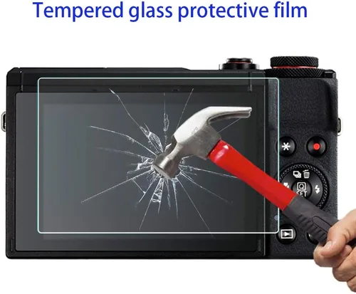 Vista 4 de Protector de pantalla para cámara digital Canon PowerShot G7X G7 X Mark III mark3 (para accesorios), [3 unidades] HUIPUXIANG LCD Película
