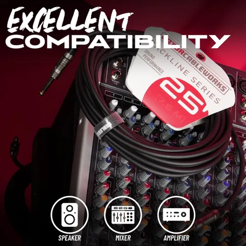 Vista 4 de Cableworks Por Gator Cases Backline Series Cable de altavoz TS estándar de 10 pies (GCWB-SPK-10)