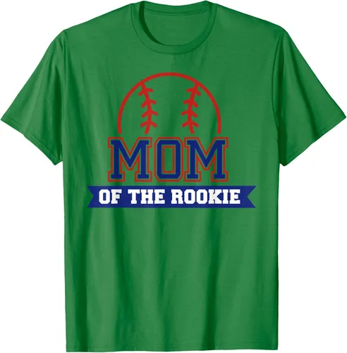 Vista 5 de Mom of Rookie - Camiseta de béisbol para primer cumpleaños, Blanco