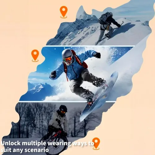 Vista 7 de Pasamontañas de esquí, máscara facial de invierno para hombres y mujeres, equipo de clima frío al aire libre para esquí, motocicleta, caza