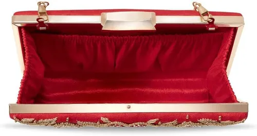 Vista 7 de Aheli Clutch Purses Handmade Handbags for Wedding Evening Party Bridal Gift for Women