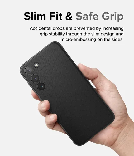 Vista 6 de Ringke Onyx - Funda compatible con Samsung Galaxy S23 Plus [negra] + marco de cristal de lente de cámara compatible con Samsung Galaxy S23 Plus