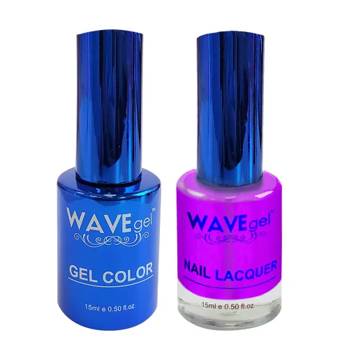 Vista 105 de WAVEGEL - Juego dúo de gel y esmalte de uñas a juego - Colección Royal - #001 ¡Blanco sobre blanco! I 0.5 onzas