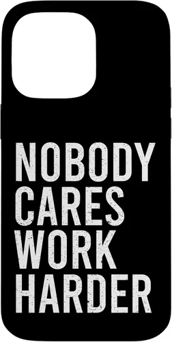 Vista 20 de Funda de regalo para iPhone 13 Nobody Care Work Hard Actitude Grit Hustle Success