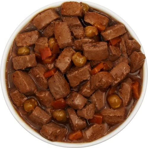 Vista 5 de Marca de Amazon - Wag Stew - Comida para perros enlatada, receta de carne de res y vegetales, lata de 13.2 onzas (paquete de 12)