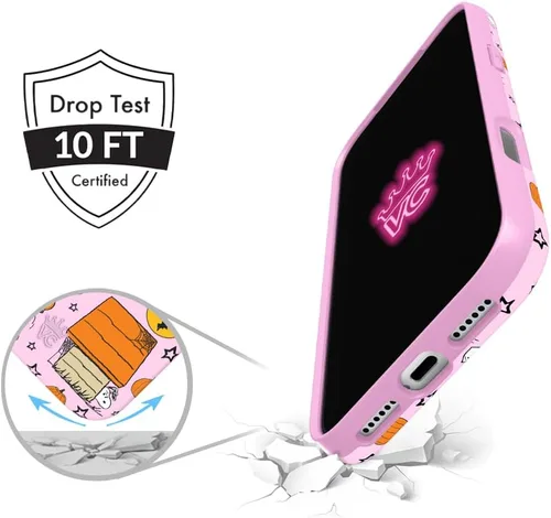 Vista 367 de VELVET CAVIAR Funda para iPhone 15, compatible con MagSafe, probada contra caídas de 10 pies, fundas protectoras de diseño, leopardo color rosa