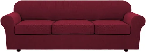 Vista 71 de H.VERSAILTEX Fundas de Sofá Elásticas para Cojines Fundas de Sofá para Muebles de Sala Fundas Protectoras