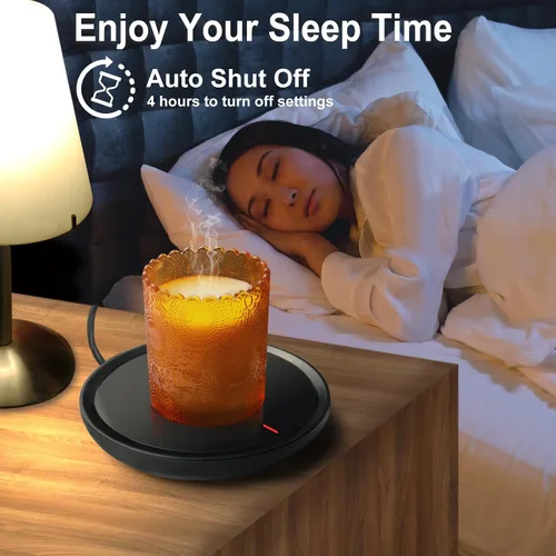 Vista 3 de Calentador de velas y café para escritorio - Apagado automático