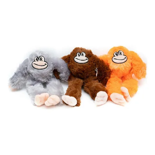 Vista 4 de Peluche para perros Gloria Mizaru 11 x 44 x 45 cm Mono Marrón