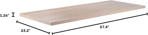 Vista 2 de Ergode Kenner - Mesa modular para escritorio, madera recuperada