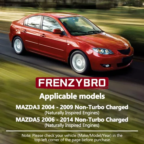 Vista 2 de Brazo de control delantero inferior de 10 piezas con juego de rótulas y kit de suspensión compatibles con Mazda 3 2004-2009, Mazda 5 2006-2014