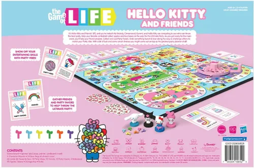 Vista 7 de The Game of Life: Hello Kitty and Friends - Juego de mesa, colecciona manzanas y compra lazos en el camino a la fiesta definitiva, juega como Hello