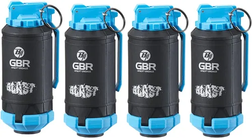 Vista 9 de Lancer Tactical GBR 130 Ducha redonda ecológica reutilizable de ABS BB Impact Shower para ducha Airsoft, paquete de 4