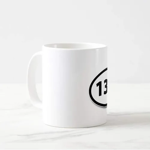 Vista 4 de D STICKY COMPANY 13.1 Half Marathon Black Taza de café de cerámica de 11 oz – El mejor regalo para corredores y entusiastas del maratón