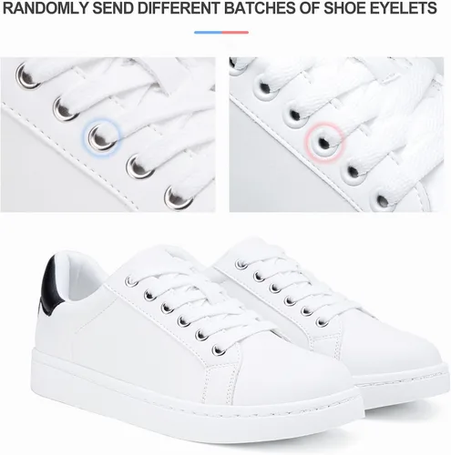 Vista 8 de Vepose Zapatillas de tenis casuales cómodas con cordones 8003 para mujer
