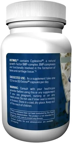 Vista 2 de Ostinol Standard 150mg - Suplemento para huesos y articulaciones Certificado de activación de células madre Complejo de proteínas bio activas
