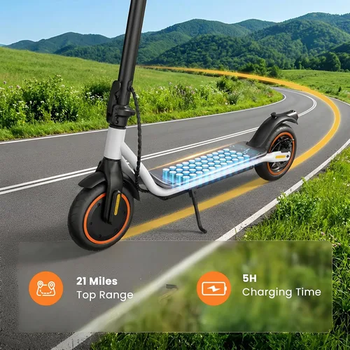 Vista 11 de Electric Scooter, 500W-1200W Peak Motor, 21-28 Mile, 8.5"-10" Tire