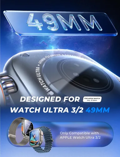 Vista 20 de MAGIC JOHN Paquete de 2 para Apple Watch SE 3 (2025) SE 2 SE Series /6/5/4 40 mm Protector de pantalla, [Tecnología de alineación automática]