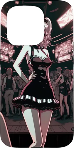 Vista 13 de Funda de dibujos animados para iPhone 11 Sexy Japonesa Gótica Chica Gótica Anime