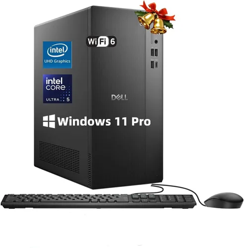 Vista 10 de Dell Vostro 3910 Computadora de escritorio Procesador Intel de 12.ª generación de 4 núcleos 16 GB de RAM DDR4 SSD de 256 GB + disco duro de 1