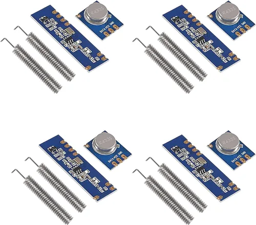Vista 2 de 4Sets 433MHz Ask STX882 SRX882 Transmisor de control remoto inalámbrico y módulo receptor Kit STX882+SRX882 con antena de resorte de cobre
