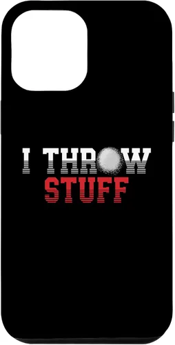 Vista 6 de iPhone 15 I Throw Stuff Lanzamiento de pista y campo Funda Shot Put