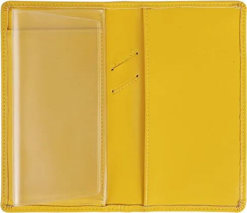 Vista 47 de Sanlykate Funda de libro de cheques de cuero para hombres y mujeres, estuche de libro de cheques con bloqueo RFID con tarjetero y divisor gratuito