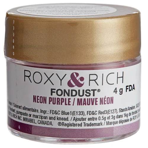 Vista 8 de Roxy & Rich Fondust - Polvo para alimentos color aguacate, 0.14 oz