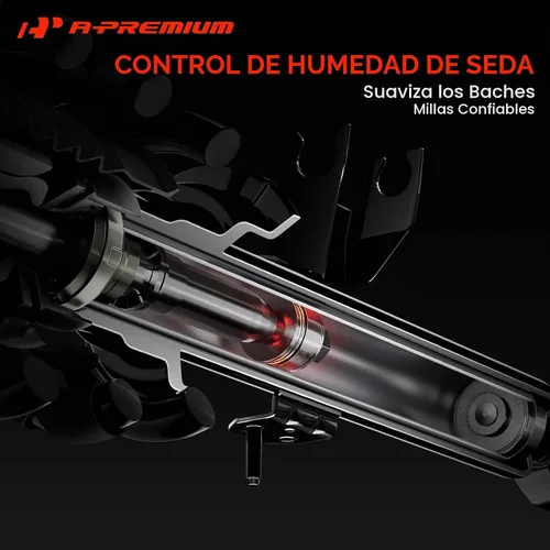 Vista 6 de A-Premium Par de suspensión delantera (2) Conjunto completo de amortiguador y resorte helicoidal Compatible con Lexus IS250 IS350 2006-2013