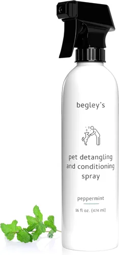 Vista 12 de Begley's Aerosol desenredante para mascotas, espray desenredante perfumado de aceite esencial de primera calidad para perros, cachorros y gatos