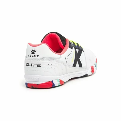 Vista 4 de Zapatillas de Fútbol Sala para Adultos Kelme Elite Blanco Negro
